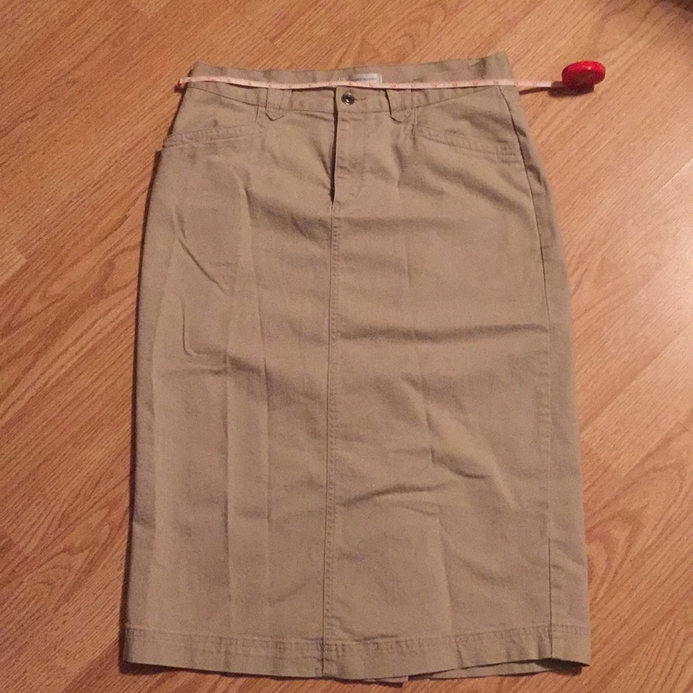 Christopher and Banks Khaki Skirt